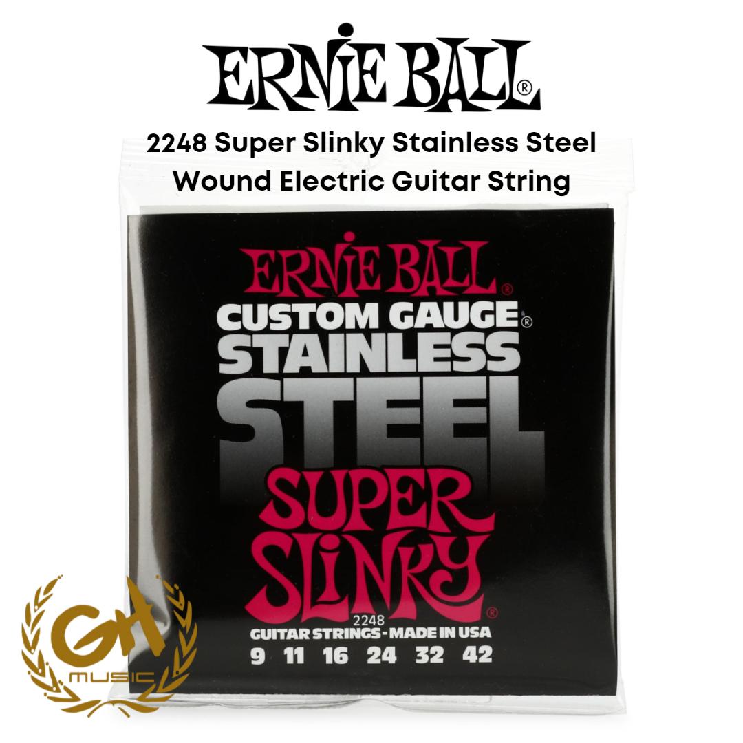 ErnieBall 2248 SuperSlinky StainlessSteel Wound Electric Guitar String