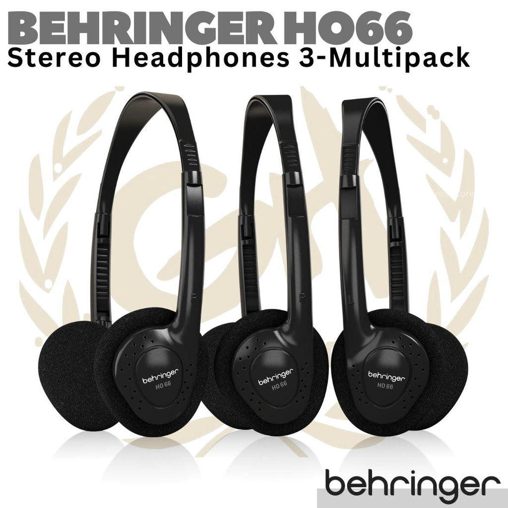 BEHRINGER HO66 Stereo Headphones isi 3 Multipack | Headphone Murah