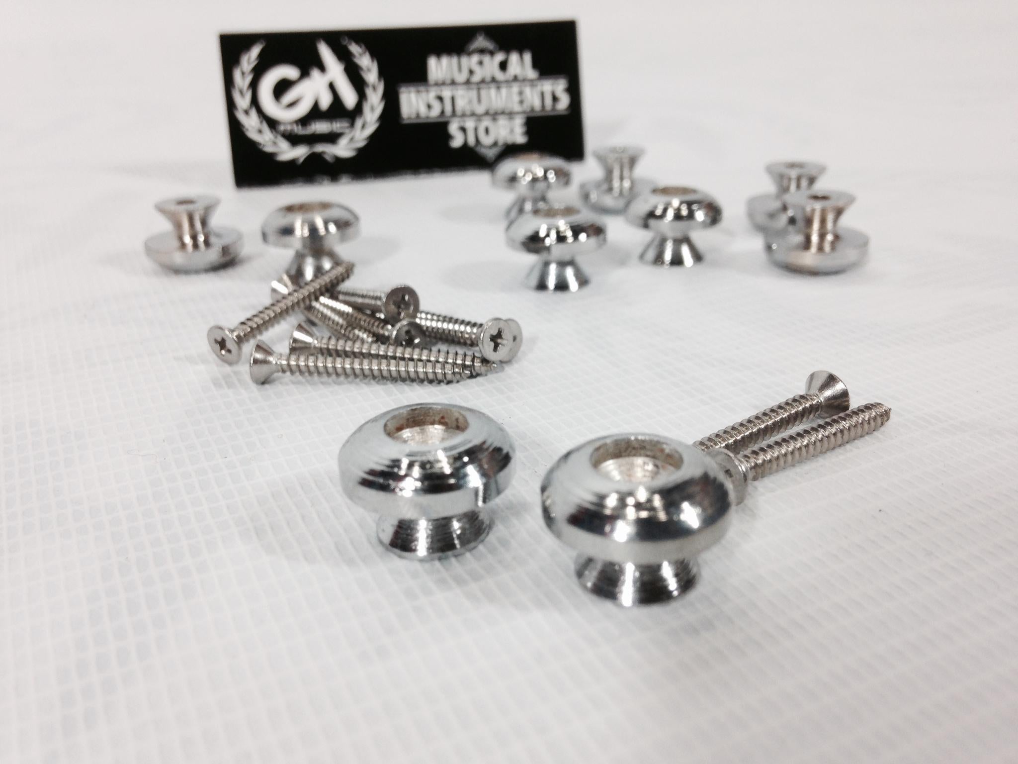 GUITAR END PIN CHROME