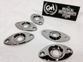 GUITAR JACK PLATE METAL CHROME