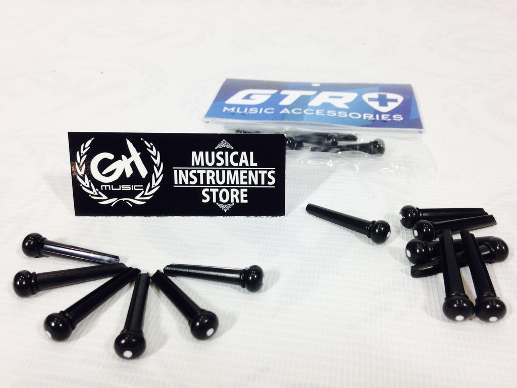 BRIDGE PIN ACCOUSTIC GUITAR (BLACK)