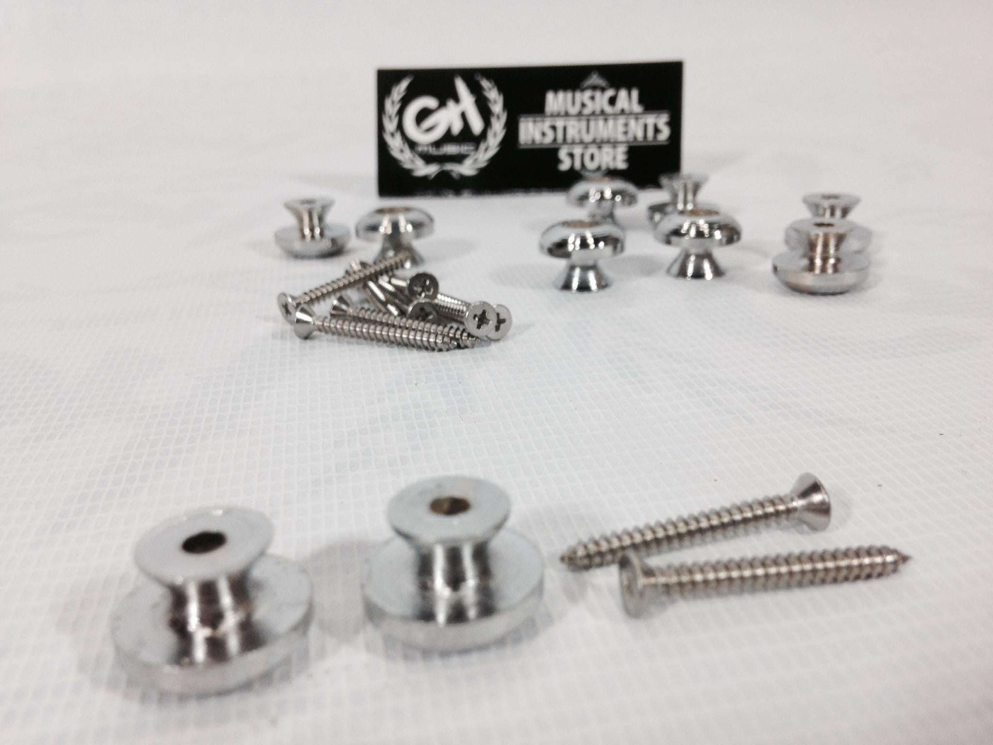 GUITAR END PIN CHROME