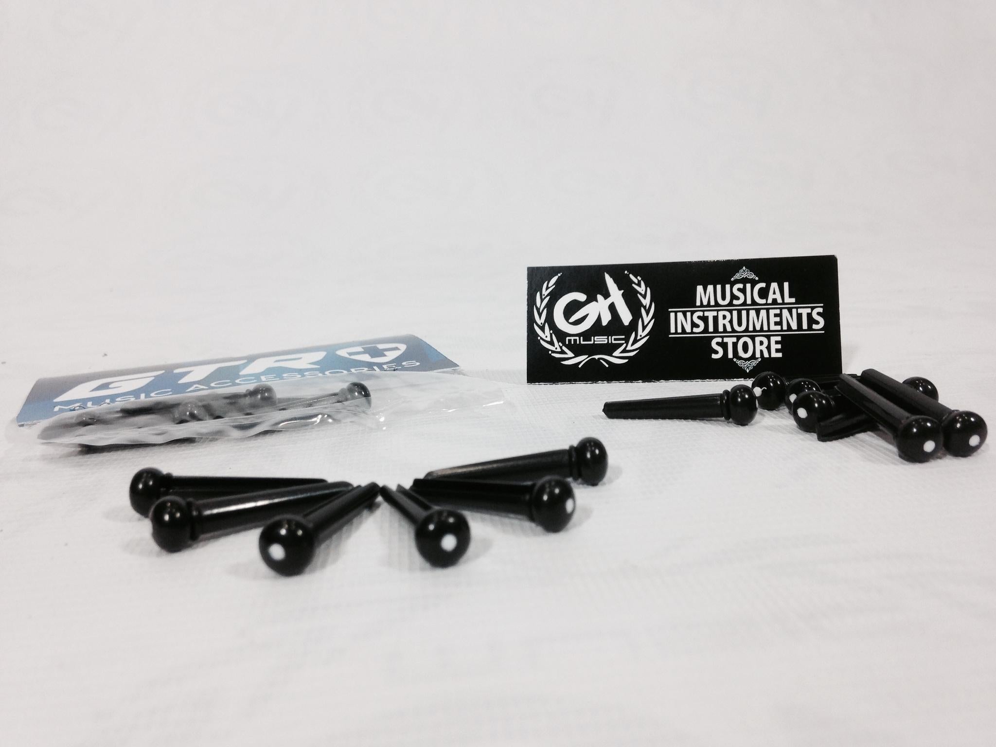 BRIDGE PIN ACCOUSTIC GUITAR (BLACK)