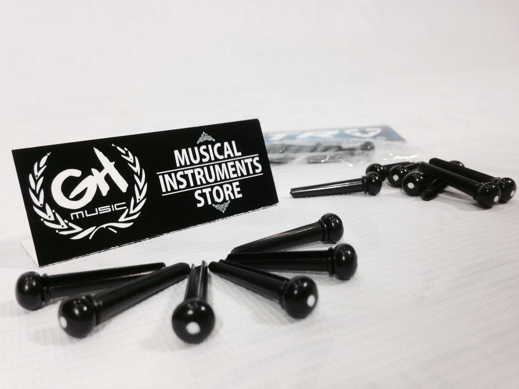 BRIDGE PIN ACCOUSTIC GUITAR (BLACK)
