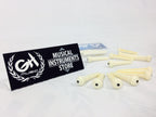 BRIDGE PIN ACCOUSTIC GUITAR (WHITE)
