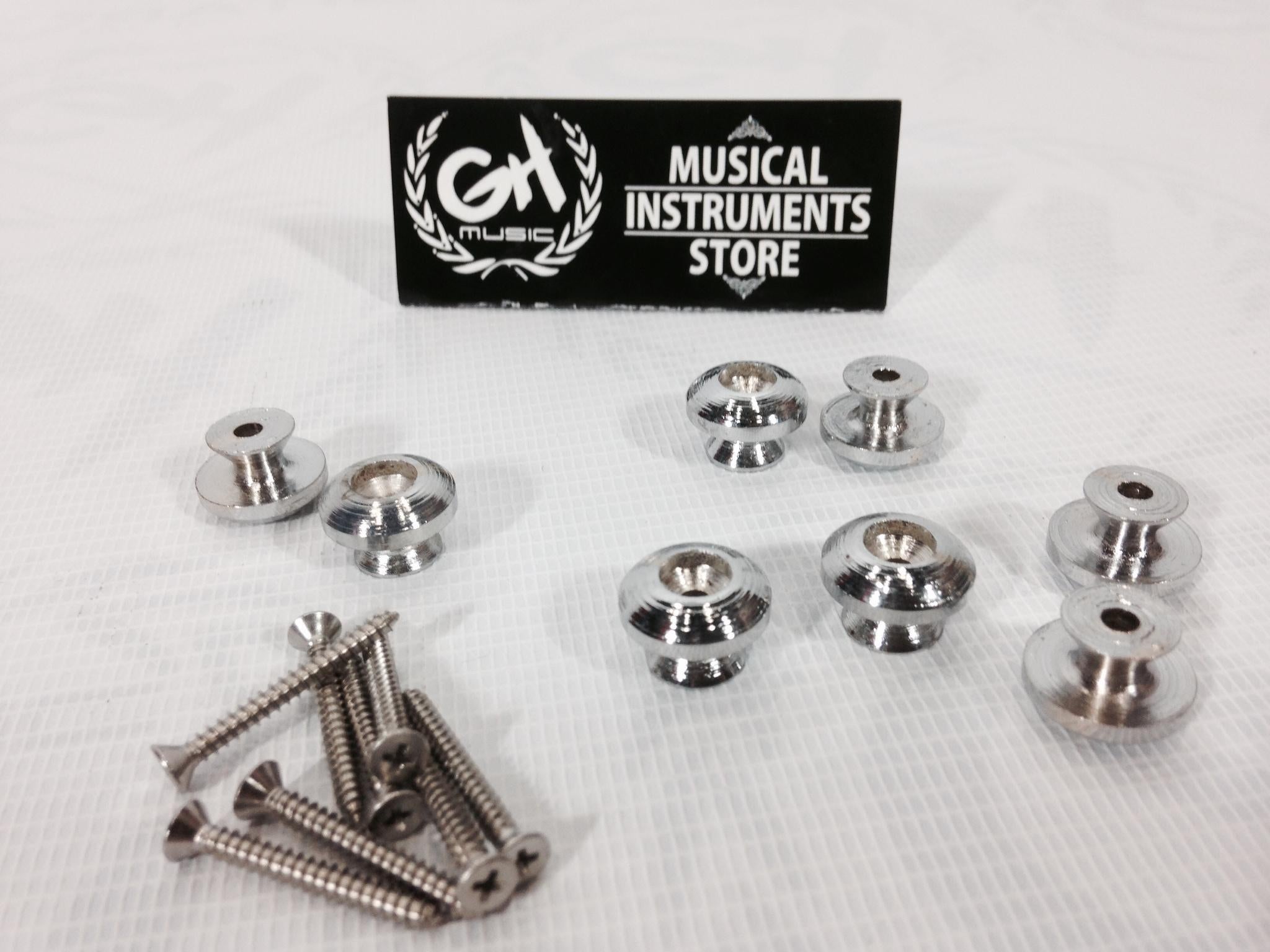 GUITAR END PIN CHROME
