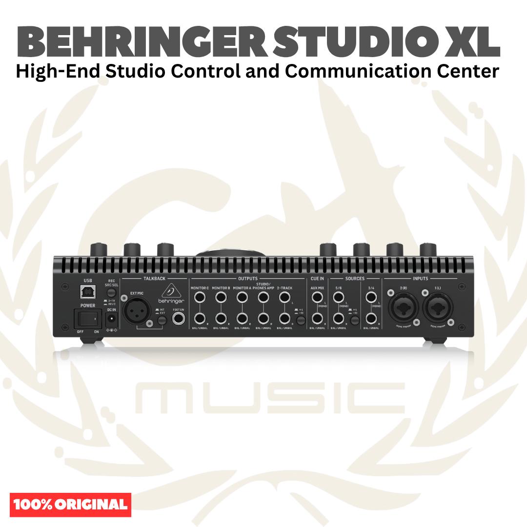 Behringer STUDIO XL High-End Studio Control and Communication Center with Midas Preamps, 192 kHz 2x4 USB Audio Interface and VCA Stereo Tracking