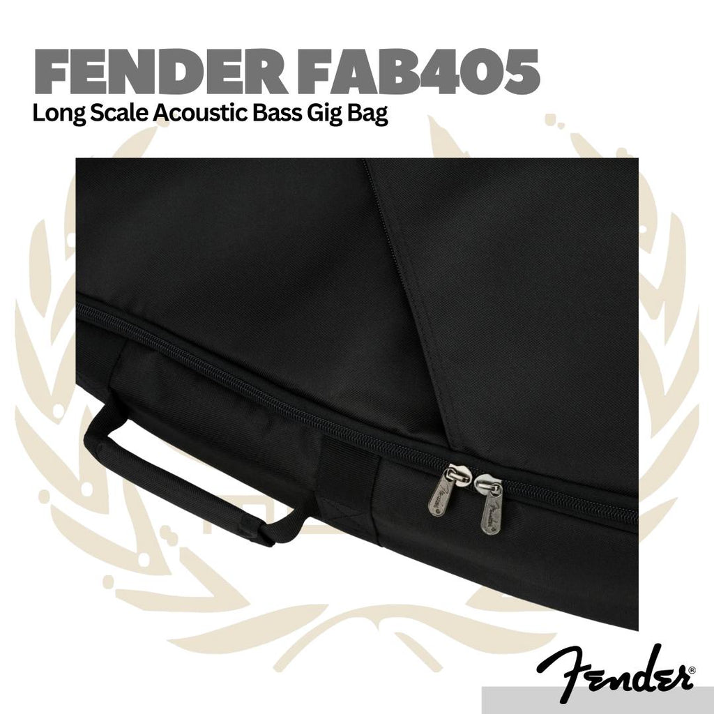 Fender FAB405 Long Scale Acoustic Bass Gig Bag - Tas Case Bass