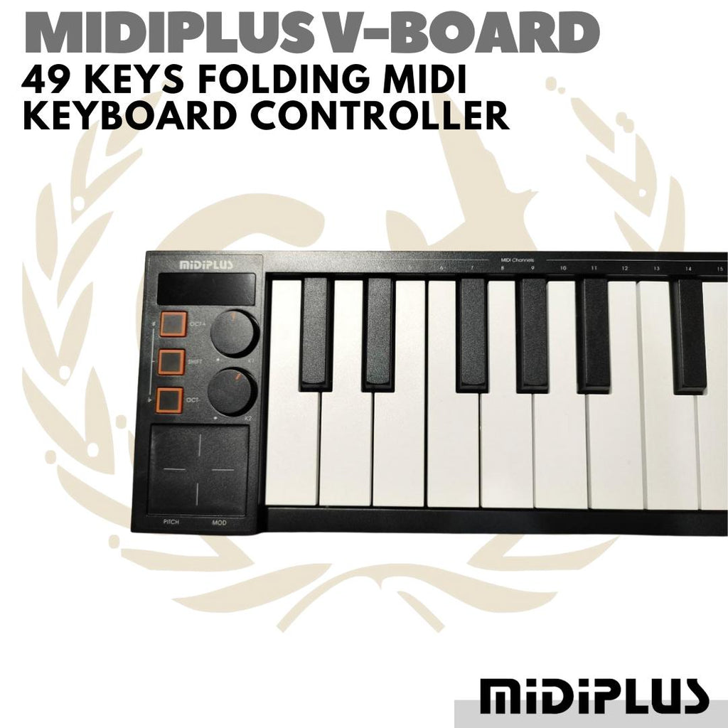 MIDIPLUS V BOARD 49 Bluetooth Midi Controller Portable Lipat | VBOARD