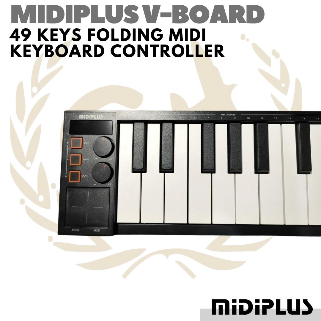 MIDIPLUS V BOARD 49 Bluetooth Midi Controller Portable Lipat | VBOARD