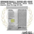 Ernie Ball 2818 Power Slinky Flatwound Short Scale Bass String 45-105