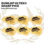 Dunlop Ultex Sharp Guitar Pick Pack 6 pcs - Pick Gitar