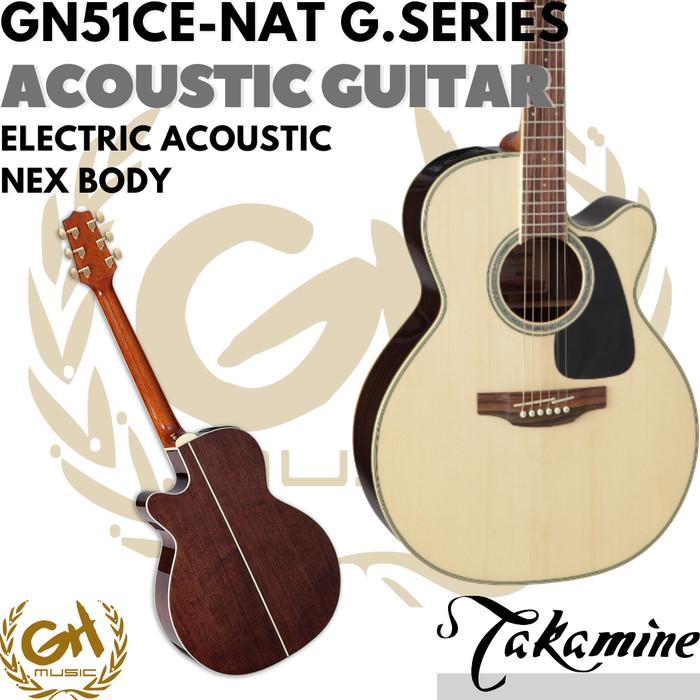 Takamine GN51CE Nex Body Acoustic Electric Guitar - Gitar Akustik