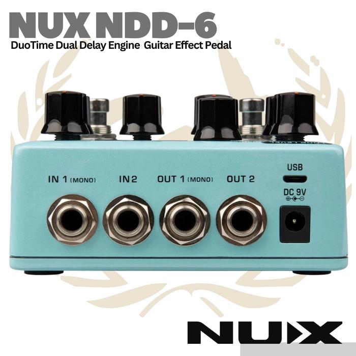 NUX Duotime NDD6 Delay Guitar Effect Pedal - Efek Gitar NDD-6