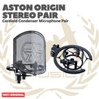 ASTON ORIGIN STEREO PAIR Cardioid Condenser Microphone Pair - Mik Kondenser Mic Sepasang Set Original Asli