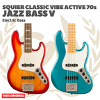 SQUIER Classic Vibe Active 70s Jazz Bass V Electric Bass Guitar - Gitar Bass Listrik Elektrik Aktif 5-string Original Asli