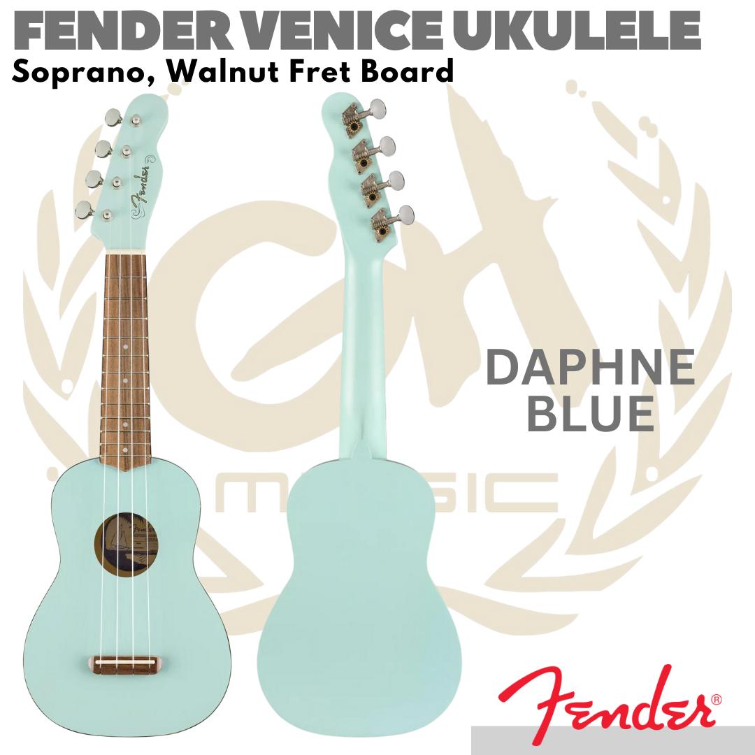 FENDER VENICE Soprano Ukulele Walnut FB