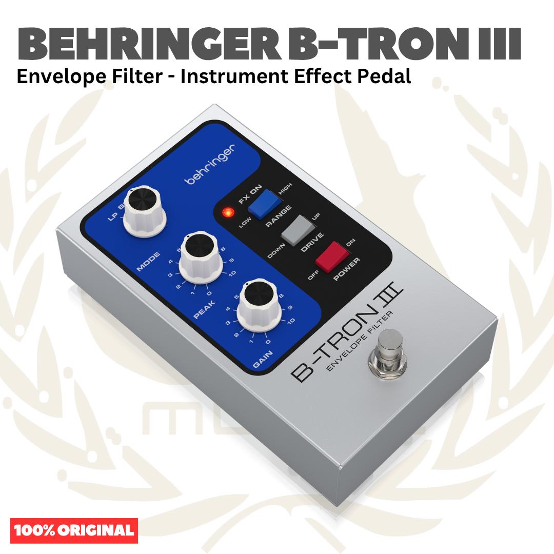Behringer B-TRON III Envelope Filter Vintage Auto-Wah Instrument Effect Pedal - Efek Pedal Audio Instrumen