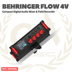 Behringer FLOW 4V Compact Digital Audio Mixer & Field Recorder