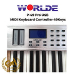 WORLDE P-49 Pro USB MIDI Keyboard Controller 49Key