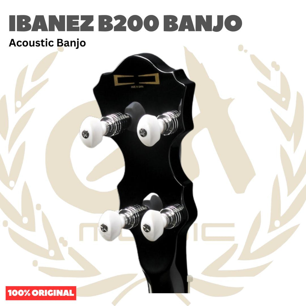 Ibanez B200 Acoustic Banjo - Gitar Banjo Tradisional 5-Senar Original Asli