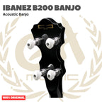 Ibanez B200 Acoustic Banjo - Gitar Banjo Tradisional 5-Senar Original Asli
