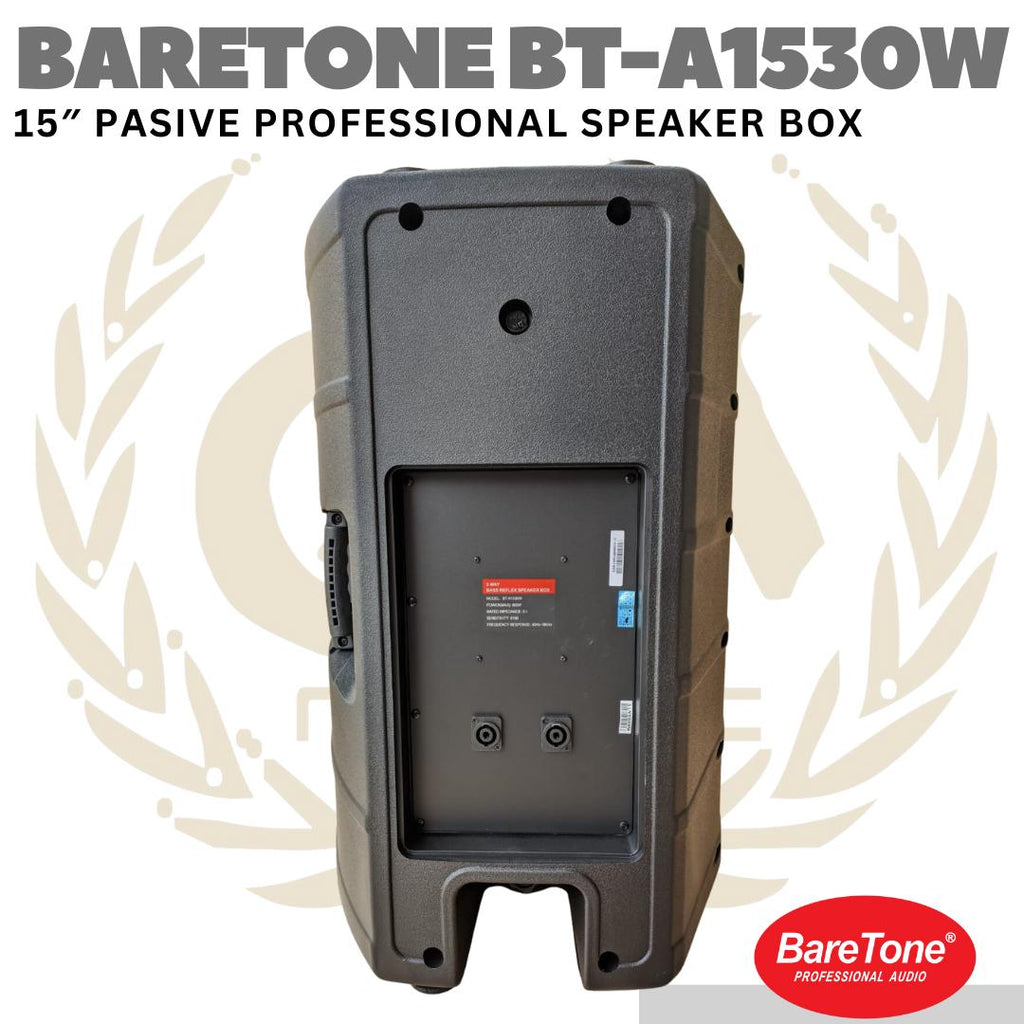 BARETONE BT-A1530W 15″ Inch Passive Speaker | Spiker Pasif