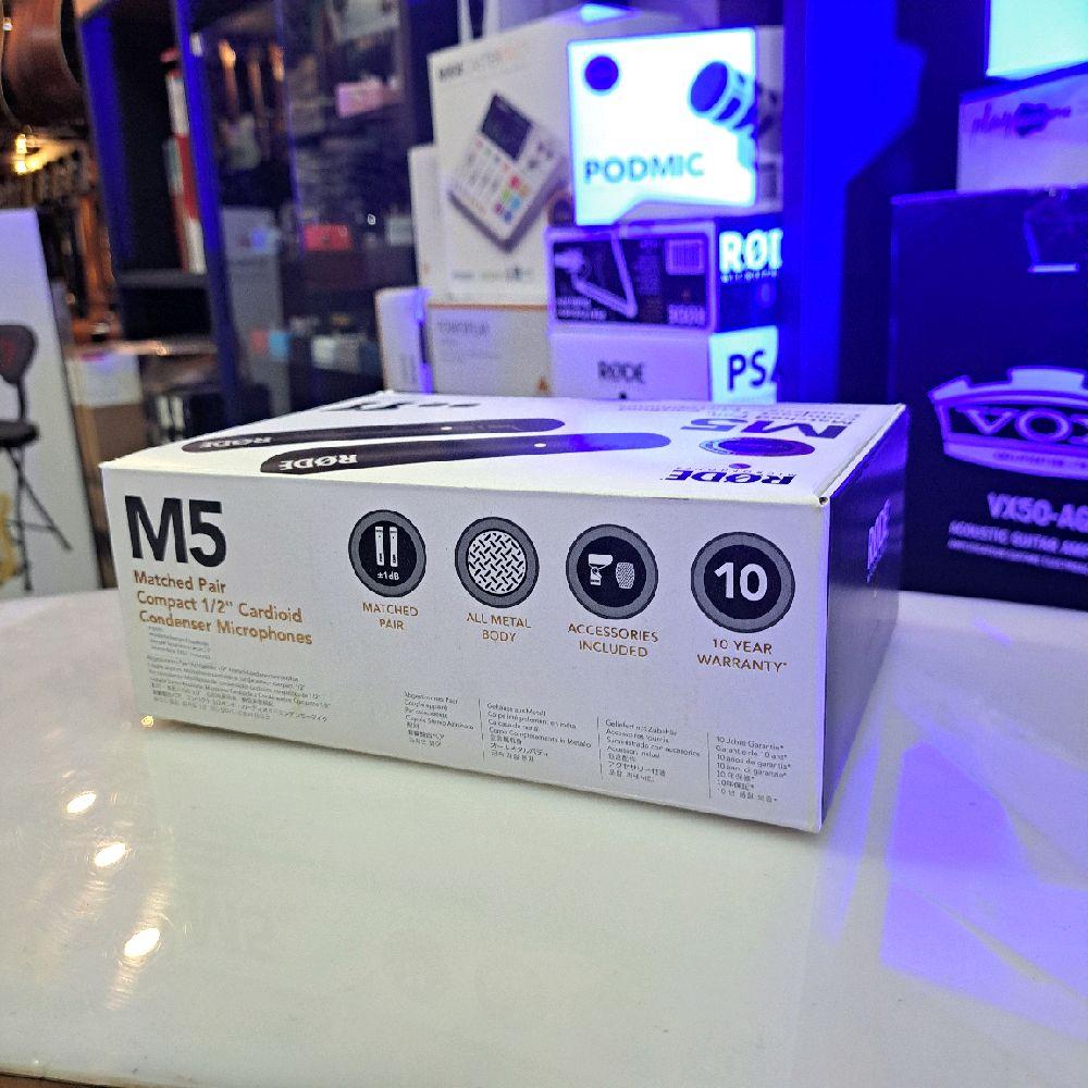 Rode M5 Condenser Microphone Matched Pair - RODE M-5 Mikrofon Kondenser - Kondensor Mic