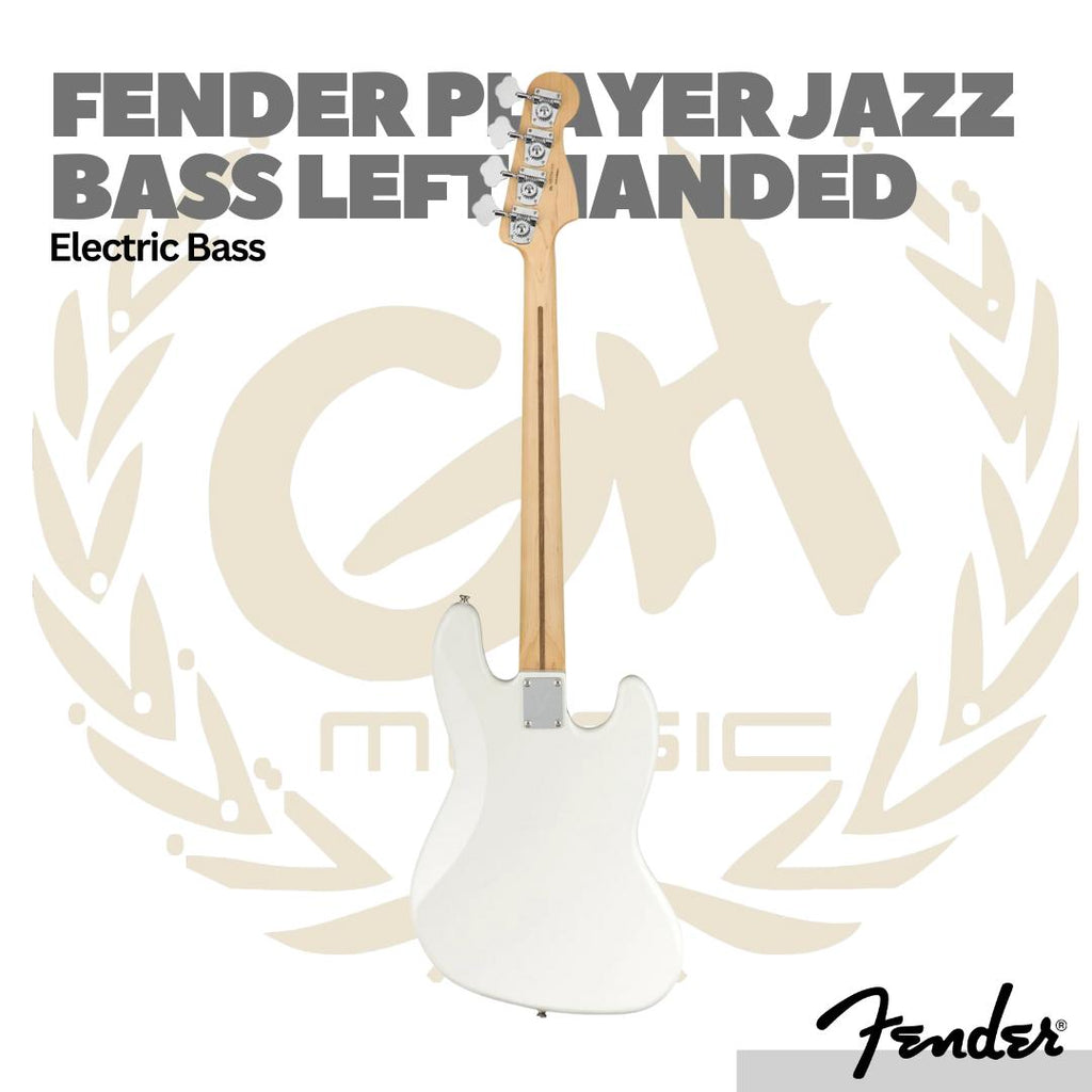 Fender Player Jazz Bass Left-Handed Guitar, Maple FB - Bass Elektrik
