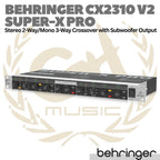 BEHRINGER SUPER-X PRO CX2310 V2 3 Way Crossover with Subwoofer Output