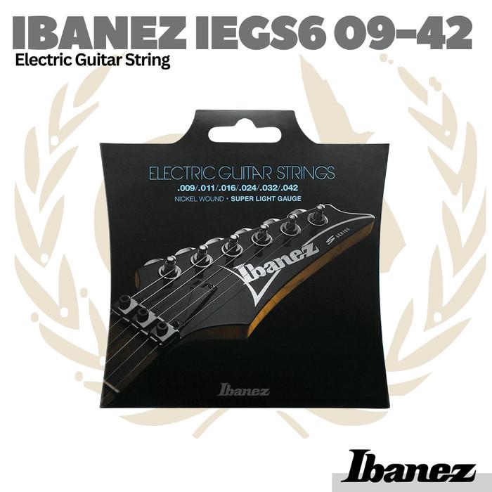 Ibanez IEGS6 09-42 Super Light Electric Guitar Strings - Senar Gitar