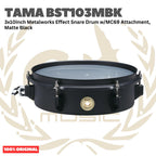 TAMA BST103MBK 3x10inch Metalworks Effect Snare Drum w/MC69 Attachment, Matte Black - Senar Drum | BST 103 MBK