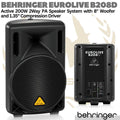 BEHRINGER EUROLIVE B208D Active 2 Way 8" PA Speaker System | Aktif