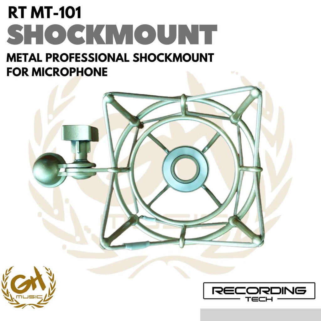 RECORDING TECH MT-101 METAL PROFESSIONAL SHOCKMOUNT FOR MICROPHONE