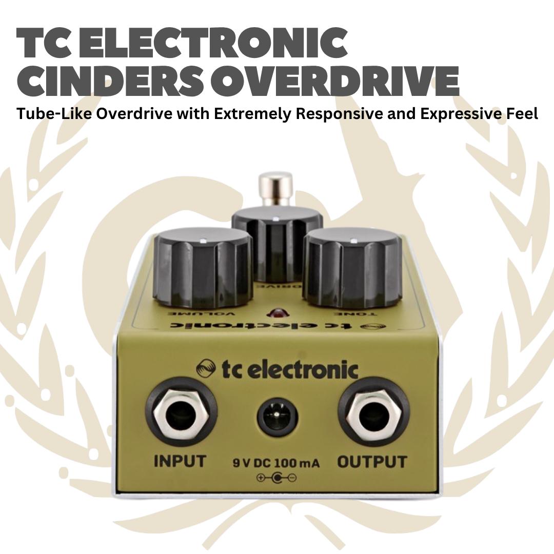 TC Electronic Cinders Overdrive - Efek Gitar Bass Pedal