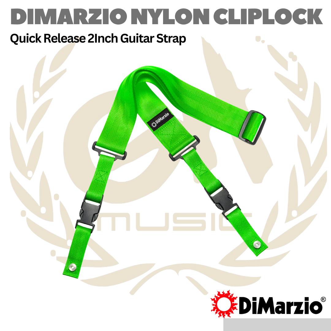 DiMarzio DD2200 Nylon ClipLock Quick Release 2Inch Guitar Strap