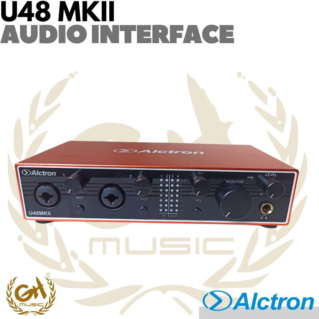 ALCTRON U48MKII AUDIO INTERFACE, SOUNDCARD ALCTRON U48 MK2