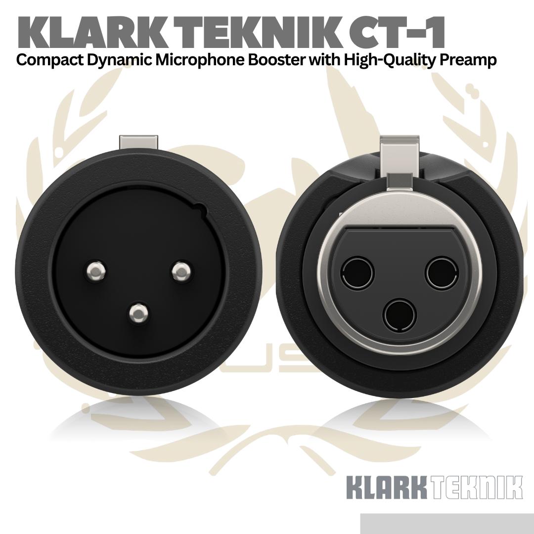 Klark Teknik MIC BOOSTER CT 1 Compact Dynamic Microphone Booster