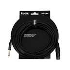 koda essential KBCXTF XLR Female to TRS 1/4 inch Balanced Cable - Kabel TRS XLR