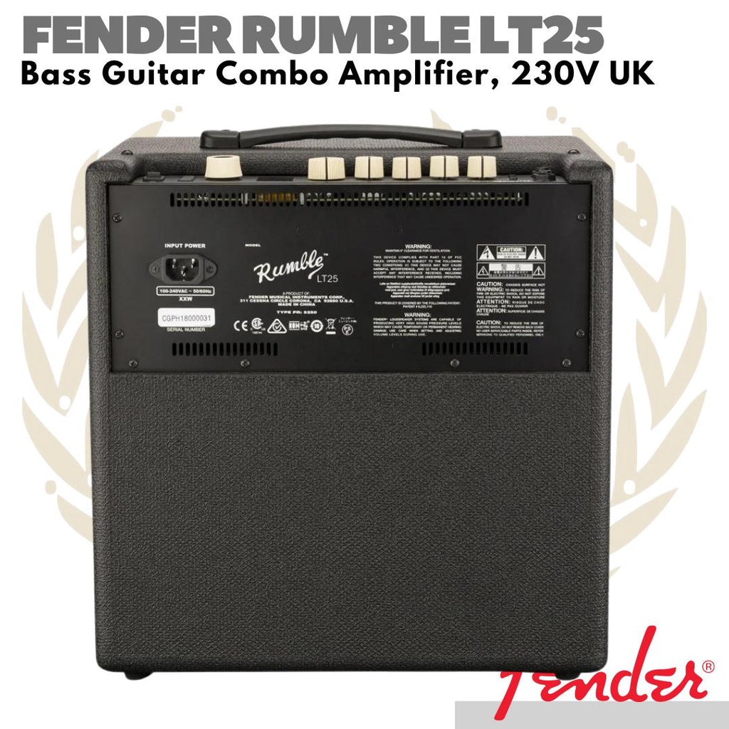 FENDER RUMBLE LT25 Bass Guitar Combo Amplifier | Ampli Speaker