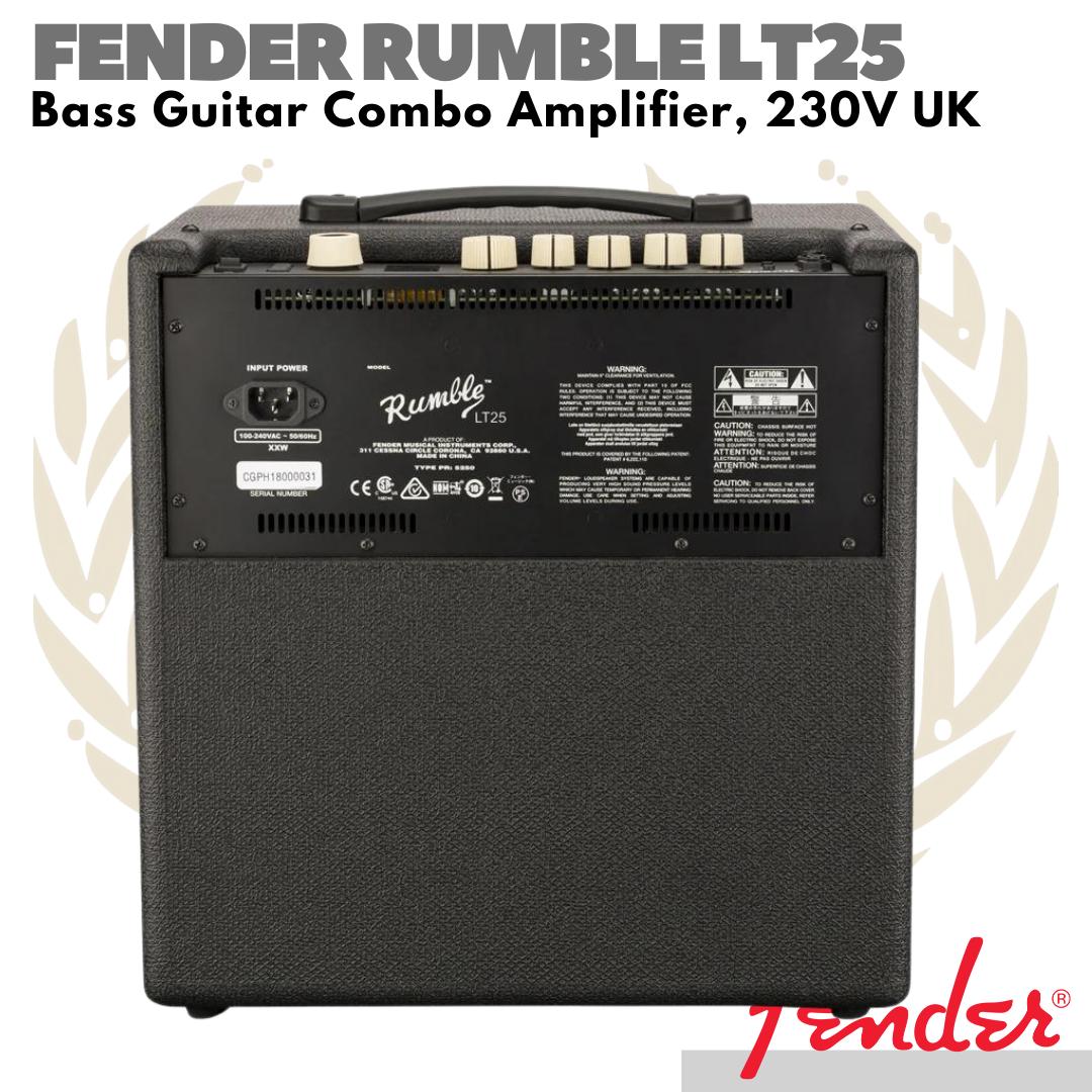 FENDER RUMBLE LT25 Bass Guitar Combo Amplifier | Ampli Speaker