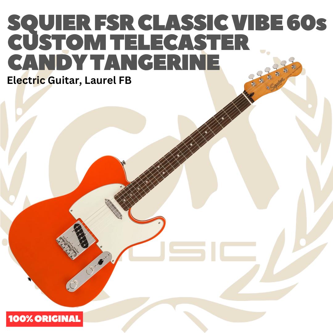 Squier FSR Classic Vibe 60s Custom Telecaster Electric Guitar - Gitar Listrik Elektrik Original Asli