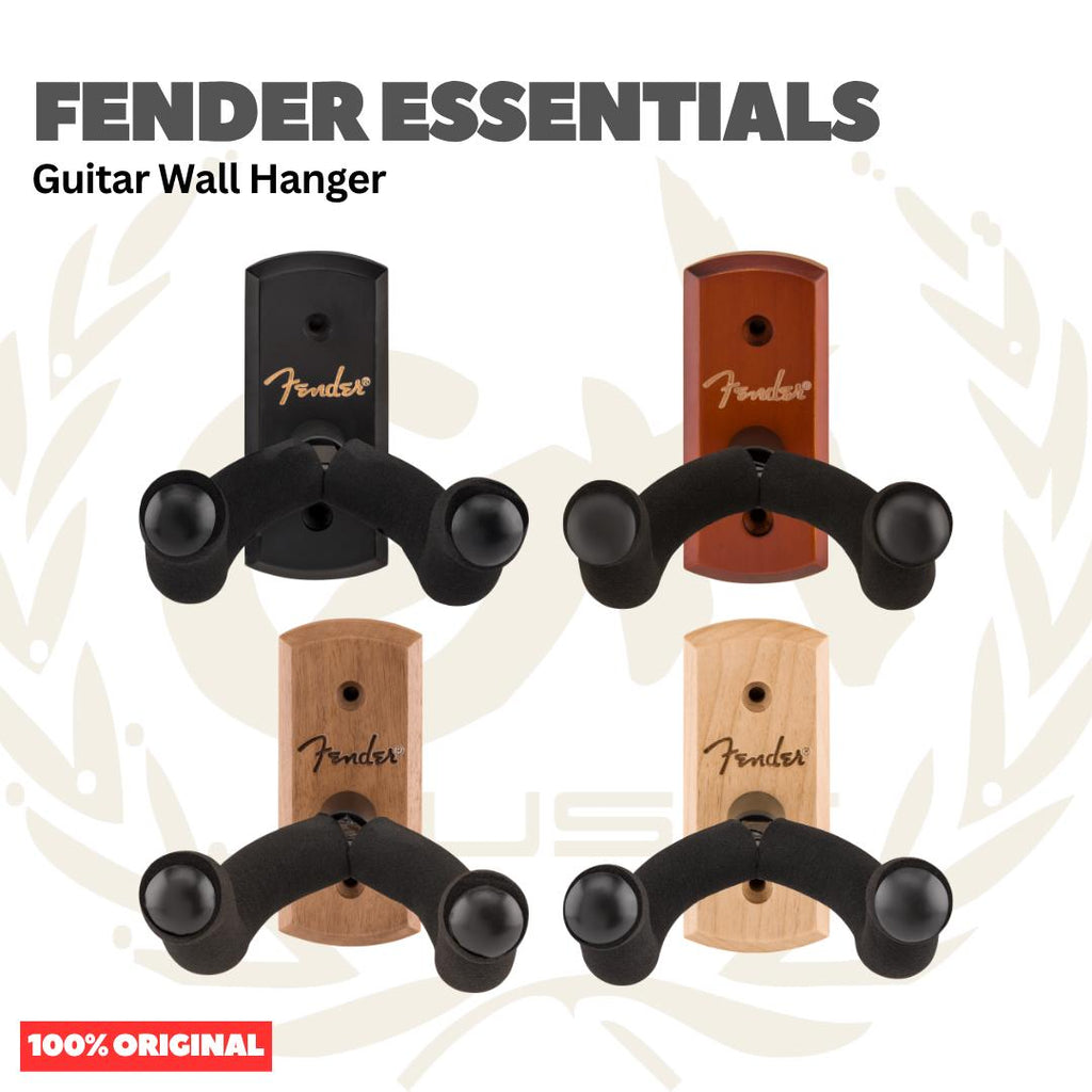 Fender Essentials Guitar Wall Hanger - Stand Gantung Gitar Bass