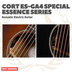 Cort ES-GA4 Special Enssence Series Acoustic Electric Guitar - Gitar Akustik dengan Preamp