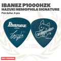 Ibanez P1000HZK HAZUKI Nemophila Signature Guitar Picks, 6-Pack - Pik Gitar isi 6