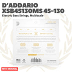 D'Addario XSB45130MS 45-130 Nickel Plated Steel Multi Scale Electric Bass 5-Strings - Senar Bass Listrik Elektrik 5-Senar Coated XSB-45130MS