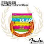 Fender MonoNeon Angled Instrument Cables - Kabel Jack Gitar Bass L