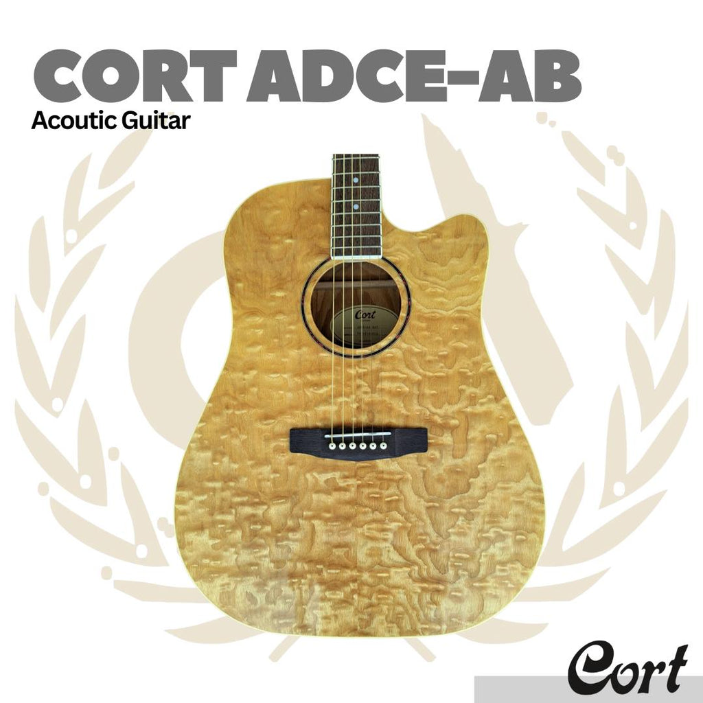 Cort ADCE-AB Acoustic Guitar - Gitar Akustik