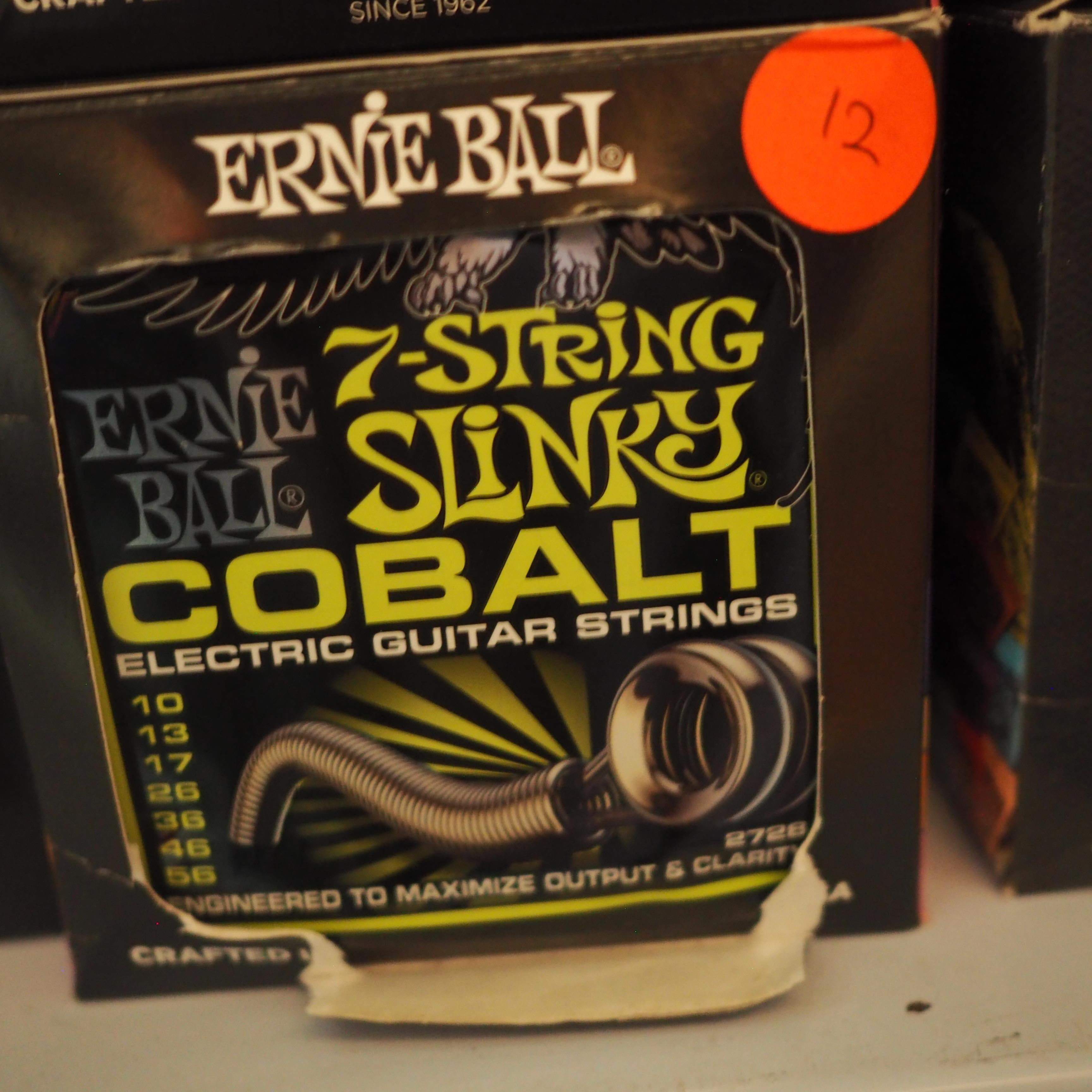 Ernie Ball 2728 Regular Slinky 7-String Cobalt Electric | 10-56