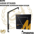 MAONO BA90 Microphone Suspension Boom Scissor Arm Stand Mic